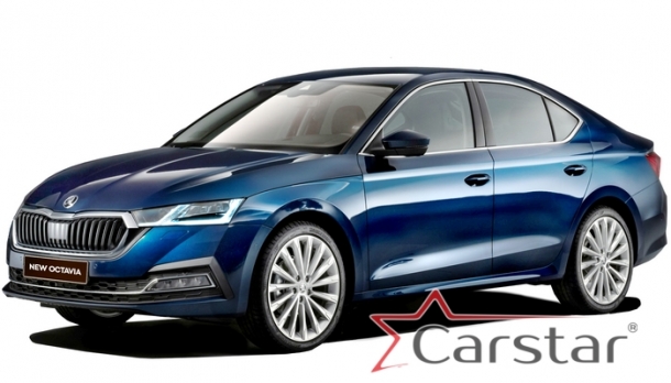 Двухслойные коврики EVA для Skoda Octavia IV A8 (2019->) 